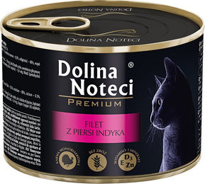 Produktbild von Dolina Noteci Premium Katzen Nassfutter Putenbrustfilet Pastete für Adult, getreidefrei, 12 x 185 g - 12 x 185 g
