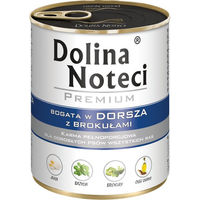 Produktbild von Dolina Noteci Premium Katzenfutter Adult Stückchen in Sauce Kabeljau mit Brokkoli 24 x 800 g glutenfrei - 12 x 800 g