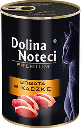 Dolina Noteci Premium Katzenfutter Ente getreidefrei für adulte Katzen 12 x 400 g - 12 x 400 g – Bild 1 von 1