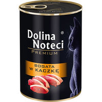 Produktbild von Dolina Noteci Premium Katzenfutter Ente getreidefrei für adulte Katzen 12 x 400 g - 12 x 400 g