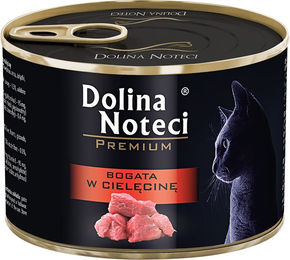 Produktbild von Dolina Noteci Premium Katzenfutter Kalb getreidefrei für erwachsene Katzen 12 x 185 g - 12 x 185 g