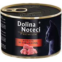 Produktbild von Dolina Noteci Premium Katzenfutter Kalb getreidefrei für erwachsene Katzen 12 x 185 g - 12 x 185 g