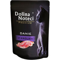Produktbild von Dolina Noteci Premium Katzenfutter Kaninchen für erwachsene Katzen getreidefrei 85 g