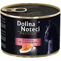 Produktbild von Dolina Noteci Premium Katzenfutter Lachs getreidefrei für erwachsene Katzen 12 x 185 g - 12 x 185 g
