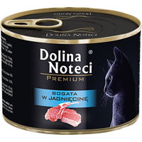 Produktbild von Dolina Noteci Premium Katzenfutter Lamm für erwachsene Katzen getreidefrei 12 x 185 g