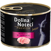 Produktbild von Dolina Noteci Premium Kitten Nassfutter Truthahn und Lachs getreidefrei 12 x 185 g - 12 x 185 g