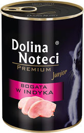 Produktbild von Dolina Noteci Premium Kitten Nassfutter Truthahn und Lachs Getreidefrei 12 x 400 g - 12 x 400 g