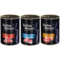 Produktbild von Dolina Noteci Premium Mix Fleisch Katzenfutter Adult Getreidefrei 24x400g - 24 x 400 g