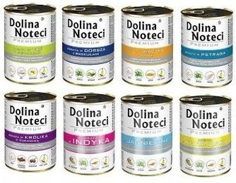Produktbild von Dolina Noteci Premium Mix Hundefutter mit hohem Fleischanteil 400 g x 16 Stück
