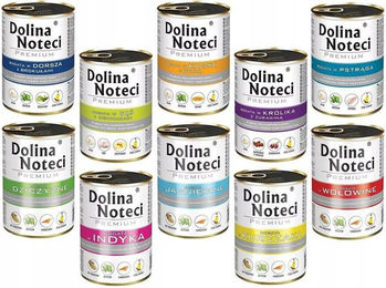 Produktbild von Dolina Noteci Premium Mix Hundefutter mit hohem Fleischanteil 800 g x 10 Stück