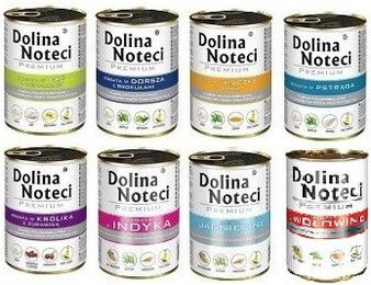 Produktbild von Dolina Noteci Premium Mixed Flavours Katzenfutter ohne Huhn mit hohem Fleischanteil 400 g x 30 Stück