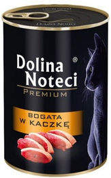 Dolina Noteci Premium Nassfutter Ente getreidefrei und glutenfrei für adulte Katzen 12x400 g - 400 g – Bild 1 von 4