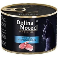 Produktbild von Dolina Noteci Premium Nassfutter für erwachsene Katzen mit Lamm getreidefrei und glutenfrei 12x185 g