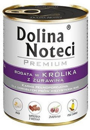 Dolina Noteci Premium Nassfutter für Hunde Adult mit Kaninchen und Cranberry 800g - 800 g – Bild 1 von 3