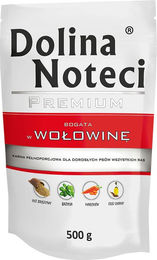 Dolina Noteci Premium Nassfutter für Hunde Adult Rind Glutenfrei ohne Farb- und Aromastoffe 10 x 500 g - 10 x 500 g – Bild 1 von 3