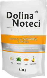 Dolina Noteci Premium Nassfutter für Hunde Ente mit Kürbis Glutenfrei Adult 10 x 500 g - 10 x 500 g – Bild 1 von 2