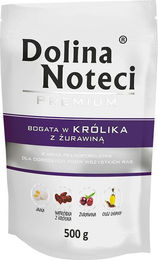 Dolina Noteci Premium Nassfutter für Hunde Kaninchen mit Moosbeeren Glutenfrei 10 x 500 g – Bild 1 von 3