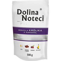 Produktbild von Dolina Noteci Premium Nassfutter für Hunde Kaninchen mit Moosbeeren Glutenfrei 10 x 500 g