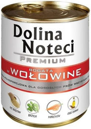 Produktbild von DOLINA NOTECI Premium Nassfutter für Hunde mit Rind und Schwein 400 g - 400 g