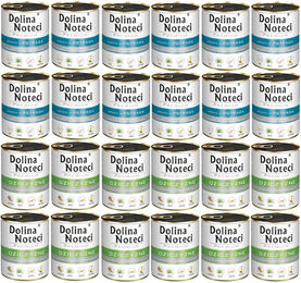 Produktbild von Dolina Noteci Premium Nassfutter für Katzen mit Forelle, Wild, Rind und Schwein 24x800g