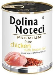 Produktbild von DOLINA NOTECI Premium Nassfutter Huhn mit Reis Monoprotein Stückchen in Sauce 800g - 800 g