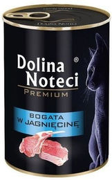 Dolina Noteci Premium Nassfutter Lamm für adulte Katzen getreidefrei und glutenfrei 400 g - 400 g – Bild 1 von 4