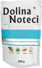 Dolina Noteci Premium Nassfutter Lamm Rind Schwein für adulte Hunde glutenfrei 10x500 g – Bild 1 von 3