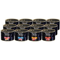 Produktbild von Dolina Noteci Premium Nassfutter Mix 4 Sorten für Katzen Adult Stückchen in Sauce getreidefrei 12x185 g
