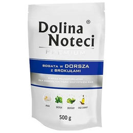 Dolina Noteci Premium Nasshundefutter Kabeljau mit Stückchen in Sauce für Adult 500g - 10 x 500 g – Bild 1 von 3