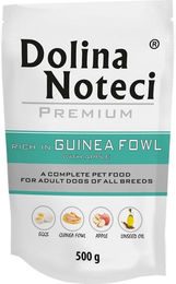 Produktbild von Dolina Noteci Premium Perlhuhn mit Apfel Stückchen in Sauce Getreidefrei Adult 500 g