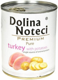 Produktbild von DOLINA NOTECI Premium Pure Truthahn mit Kartoffeln Monoprotein mit hohem Fleischanteil 800g