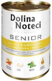 Dolina Noteci Premium Senior Hundefutter Huhn mit Schwein Karotten Basilikum Suppe 400g - 400 g – Bild 1 von 1