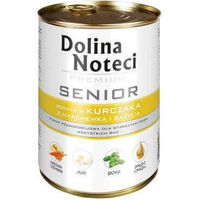 Produktbild von Dolina Noteci Premium Senior Hundefutter Huhn mit Schwein Karotten Basilikum Suppe 400g - 400 g