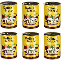 Produktbild von Dolina Noteci Premium SuperFood Hundefutter Känguru und Rindfleisch Adult Getreidefrei mit hohem Fleischanteil 800 g x 6 Dosen