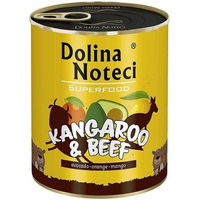Produktbild von DOLINA NOTECI Premium SuperFood Hundefutter Känguru und Rindfleisch Stückchen in Sauce getreidefrei Adult 6 x 800 g - 800 g