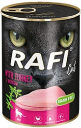 Dolina Noteci Rafi Cat Adult Katzenfutter mit Truthahn und Pute hoher Fleischanteil 400 g - 400 g – Bild 1 von 3
