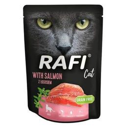 Dolina Noteci Rafi Cat Katzennassfutter Lachs getreidefrei Adult 10 x 300 g - 10 x 300 g – Bild 1 von 4