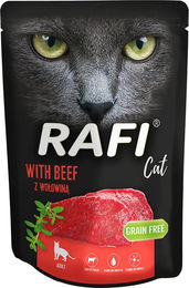 Dolina Noteci Rafi Cat Katzennassfutter Rind getreidefrei mit hohem Fleischanteil für adulte Katzen 10 x 300 g - 10 x 300 g – Bild 1 von 4