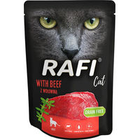 Produktbild von Dolina Noteci Rafi Cat Katzennassfutter Rind getreidefrei mit hohem Fleischanteil für adulte Katzen 10 x 300 g - 10 x 300 g