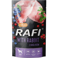 Produktbild von Dolina Noteci Rafi Hundefutter Kaninchen mit Heidelbeeren und Preiselbeeren Getreidefrei Adult 500 g - 10 x 500 g