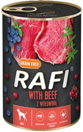 Dolina Noteci Rafi Hundefutter Rind mit Ente Stückchen in Sauce 400 g mit hohem Fleischanteil - 400 g – Bild 1 von 3