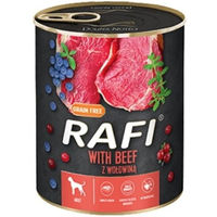 Produktbild von Dolina Noteci Rafi Hundefutter Rind mit hohem Fleischanteil Stückchen in Sauce 6x 800 g - 800 g
