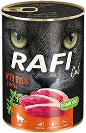 Produktbild von Dolina Noteci Rafi Katzenfutter Adult Ente getreidefrei mit hohem Fleischanteil 400 g