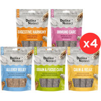 Produktbild von Dolina Noteci Smart Chews Mix Funktionssnack Lamm für erwachsene Hunde mit hohem Fleischanteil 20x100g