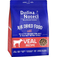 Produktbild von Dolina Noteci Superfood Feline Katzenfutter Kalb Adult Getreidefrei und Glutenfrei 2 x 1 kg - 2 x 1 kg