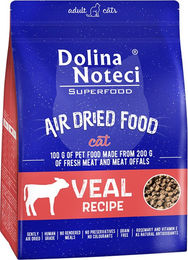 Produktbild von Dolina Noteci Superfood Feline Kroketten Kalb für erwachsene Katzen getreidefrei 1 kg - 4 x 1 kg