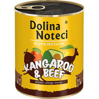 Produktbild von Dolina Noteci Superfood Hundefutter Adult Känguru und Rind getreidefrei 6 x 800 g - 6 x 800 g