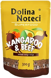 DOLINA NOTECI SuperFood Hundefutter Känguru und Rind Adult Getreidefrei Hypoallergen 300 g – Bild 1 von 3