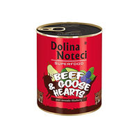 Produktbild von DOLINA NOTECI Superfood Hundefutter Rind und Gans 800 g Dose - 800 g