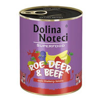 Produktbild von DOLINA NOTECI Superfood Hundefutter Sarna und Rindfleisch 800 g Dose